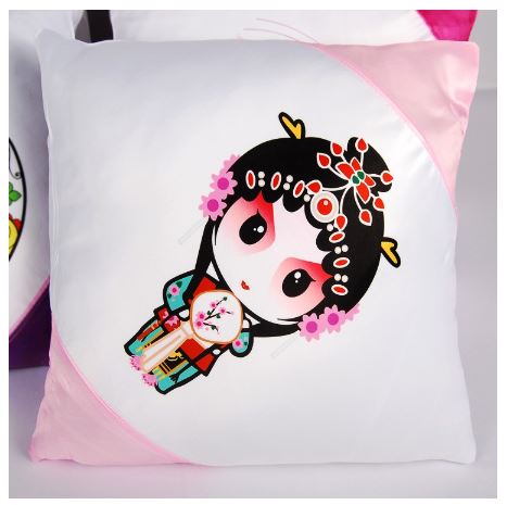 【i930個性小舖】-對角抱枕粉紅色